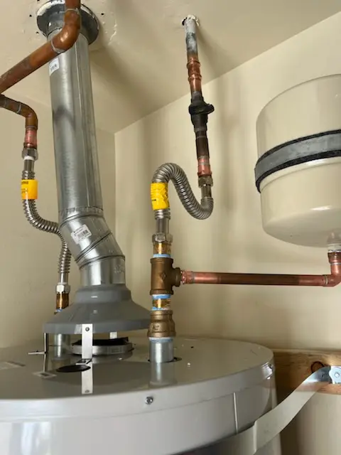 Water heater installation and plumbing repair in Deep River